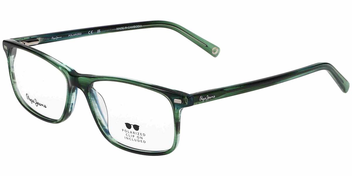 Image of Pepe Jeans PJ7439 503P 54 Zielone Damskie Okulary Korekcyjne PL