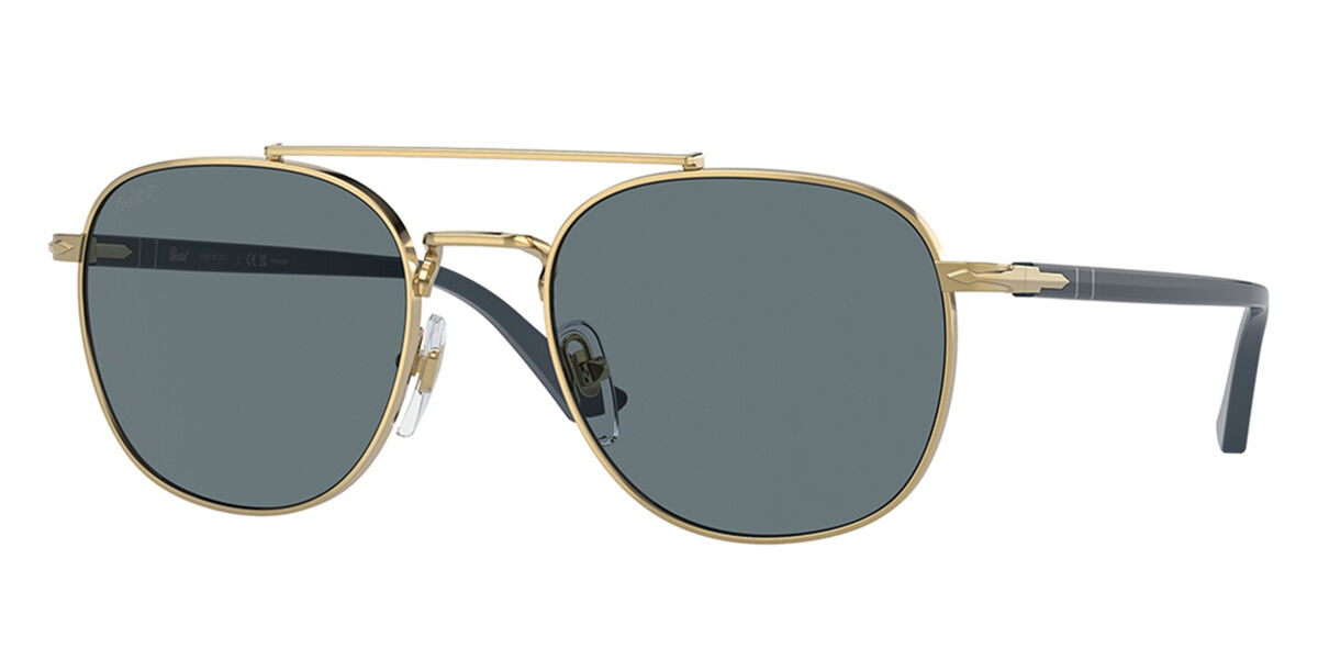 Image of Persol PO1006S Polarized 515/3R Óculos de Sol Dourados Masculino PRT