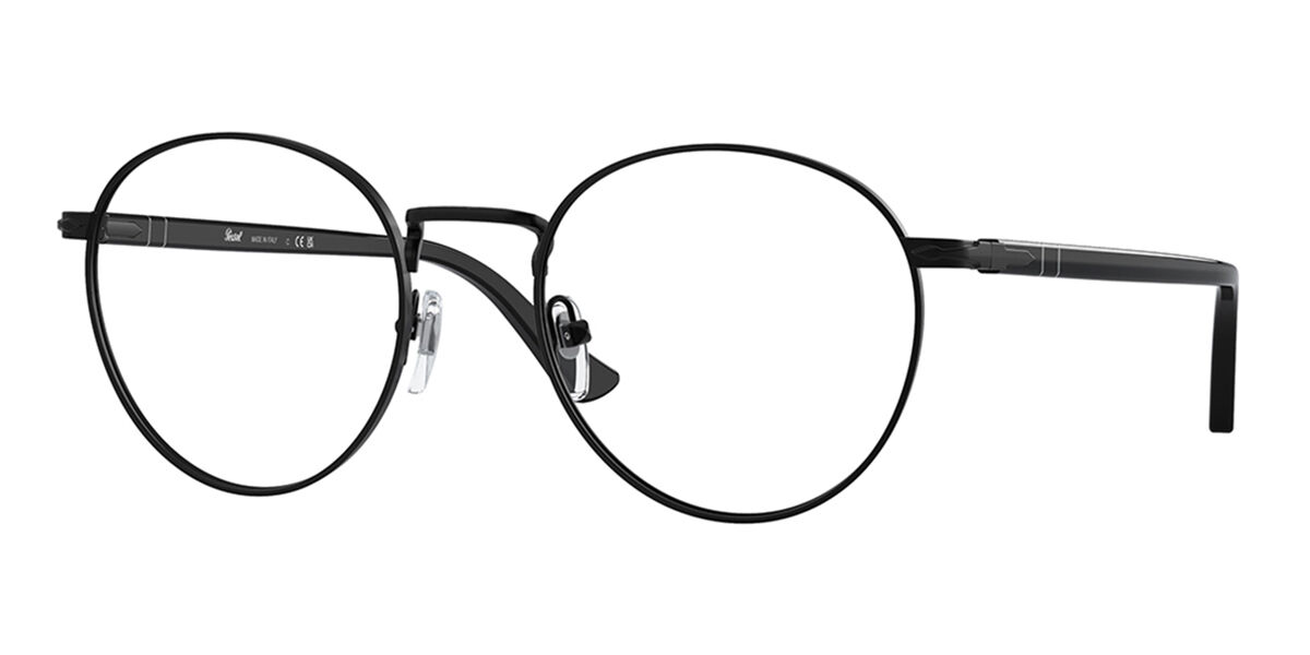 Image of Persol PO1008V Asian Fit 1078 Óculos de Grau Pretos Masculino PRT