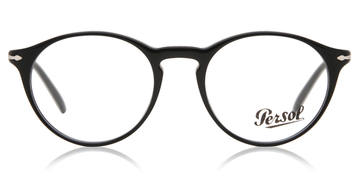 Image of Persol PO3092V 9014 Óculos de Grau Pretos Masculino PRT