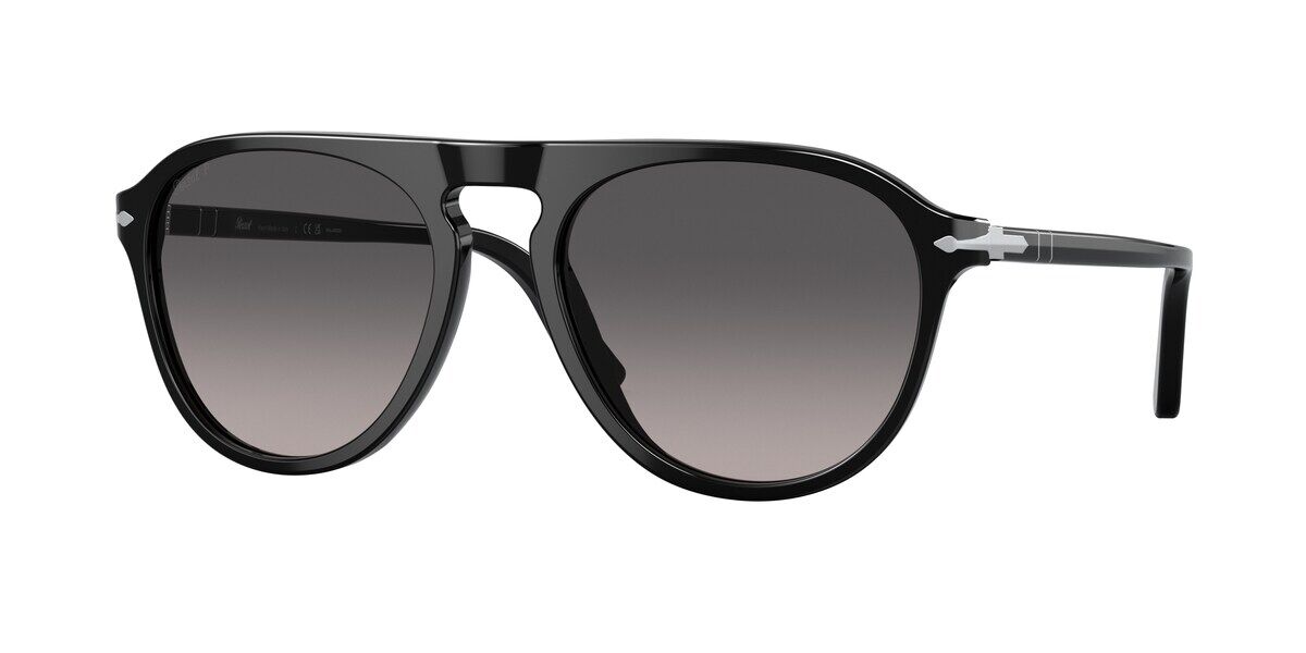 Image of Persol PO3302S Polarized 95/M3 55 Lunettes De Soleil Homme Noires FR