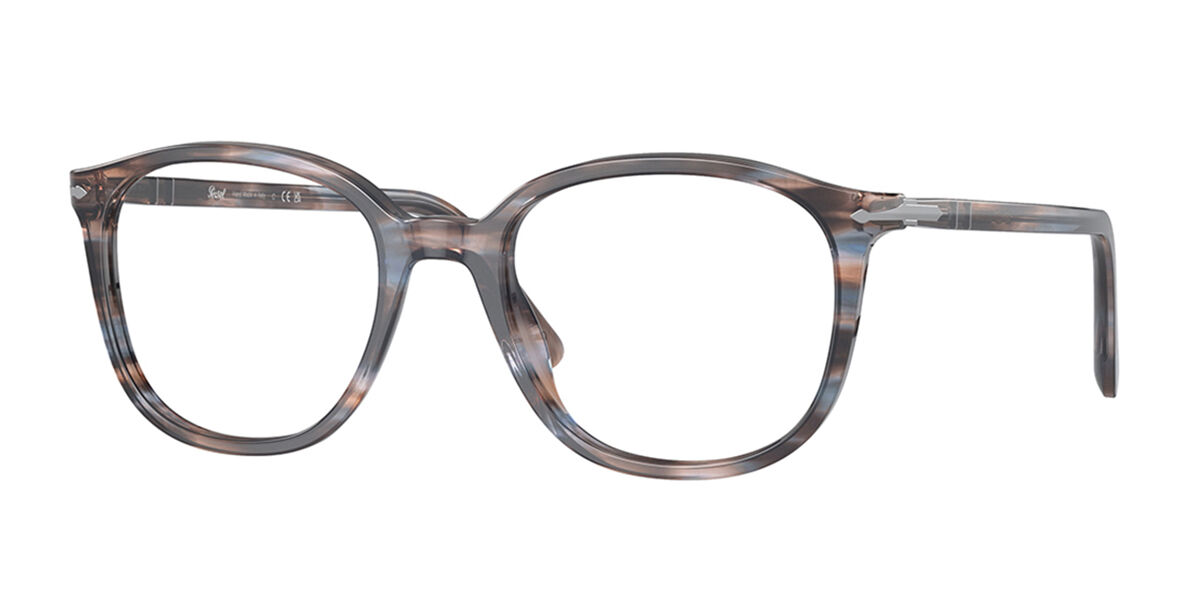 Image of Persol PO3317V 1155 Óculos de Grau Azuis Masculino PRT