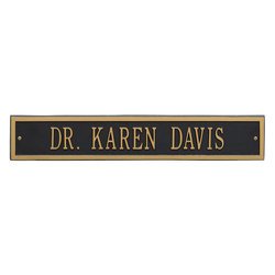Image of Personalized Arch Estate Address Plaque Extension