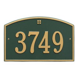 Image of Personalized Cape Charles Address Plaque -1 Line