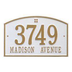 Image of Personalized Cape Charles Address Plaque - 2 Line
