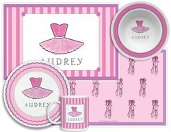 Image of Personalized Childrens Ballerina 4 Piece Table Set
