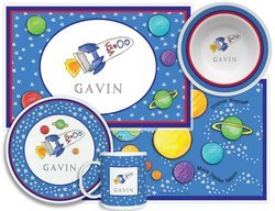 Image of Personalized Childrens Blast Off 4 Piece Table Set