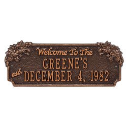 Image of Personalized Daisy Welcome Plaque