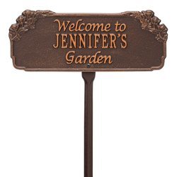 Image of Personalized Garden Welcome Lawn Plaque