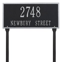 Image of Personalized Hartford Lawn Address Plaque - 2 Line