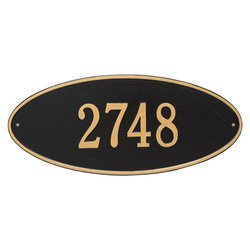 Image of Personalized Madison Large Address Plaque - 1 Line