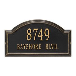 Image of Personalized Providence Arch Address Plaque - 2 Line