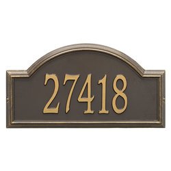 Image of Personalized Providence Arch Large Address Plaque - 1 Line