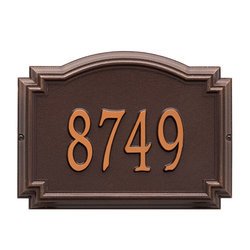 Image of Personalized Williamsburg Address Plaque - 1 Line