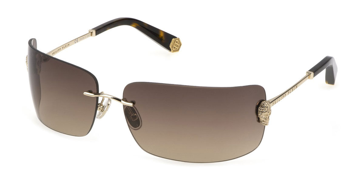 Image of Philipp Plein SPP027S 300Y 95 Lunettes De Soleil Femme Dorées FR