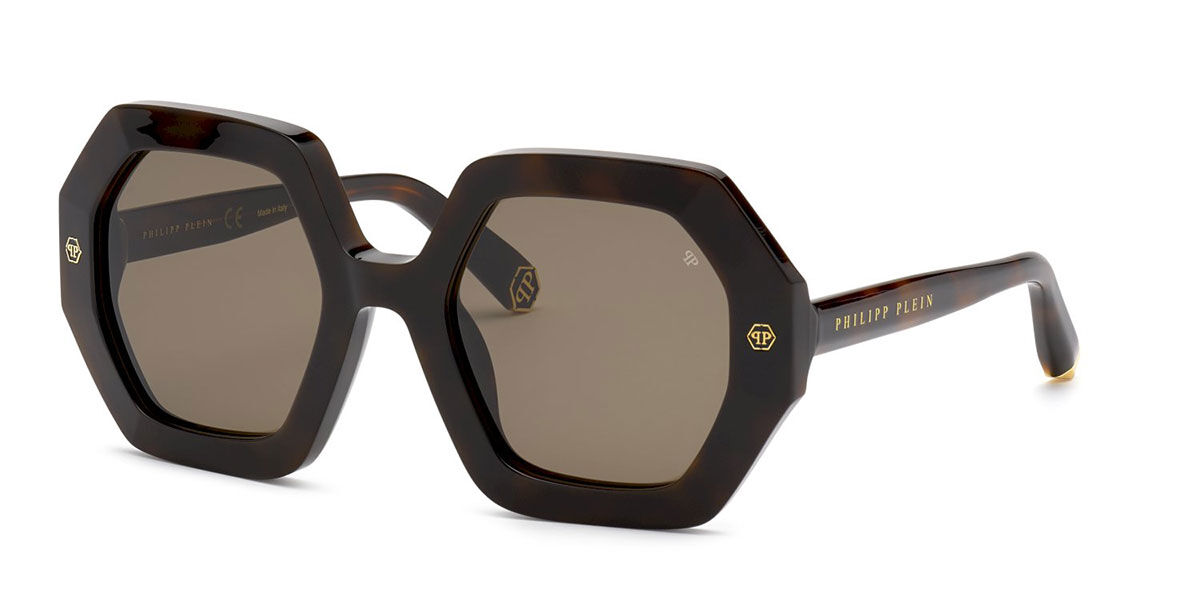 Image of Philipp Plein SPP039M 0752 Óculos de Sol Tortoiseshell Feminino BRLPT