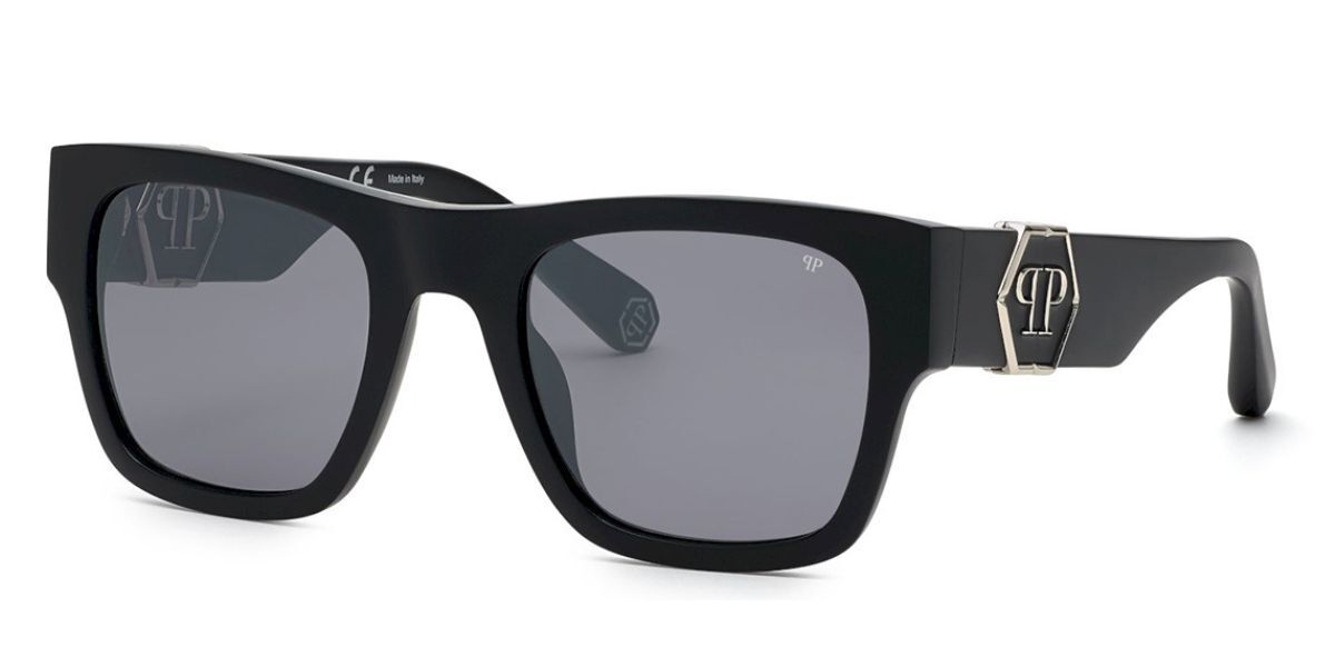 Image of Philipp Plein SPP042M 703X Óculos de Sol Pretos Masculino BRLPT