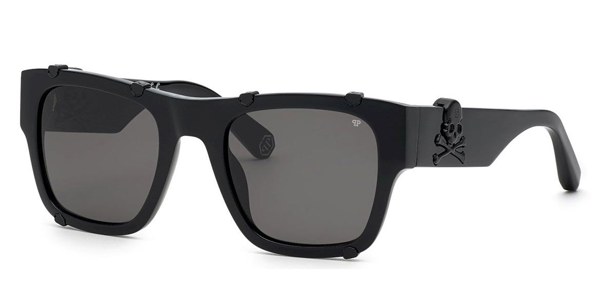 Image of Philipp Plein SPP042V 700V 54 Lunettes De Soleil Homme Noires FR