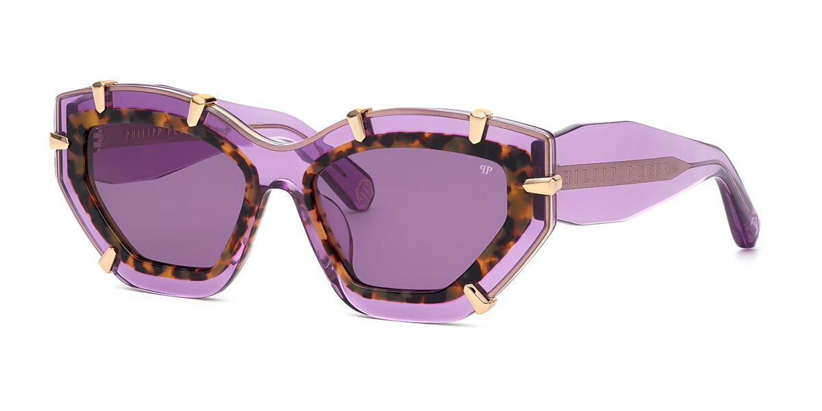 Image of Philipp Plein SPP099V 06PF Óculos de Sol Purple Feminino BRLPT