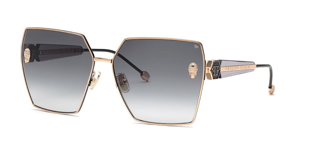 Image of Philipp Plein SPP122S 02AM 64 Lunettes De Soleil Femme Dorées FR