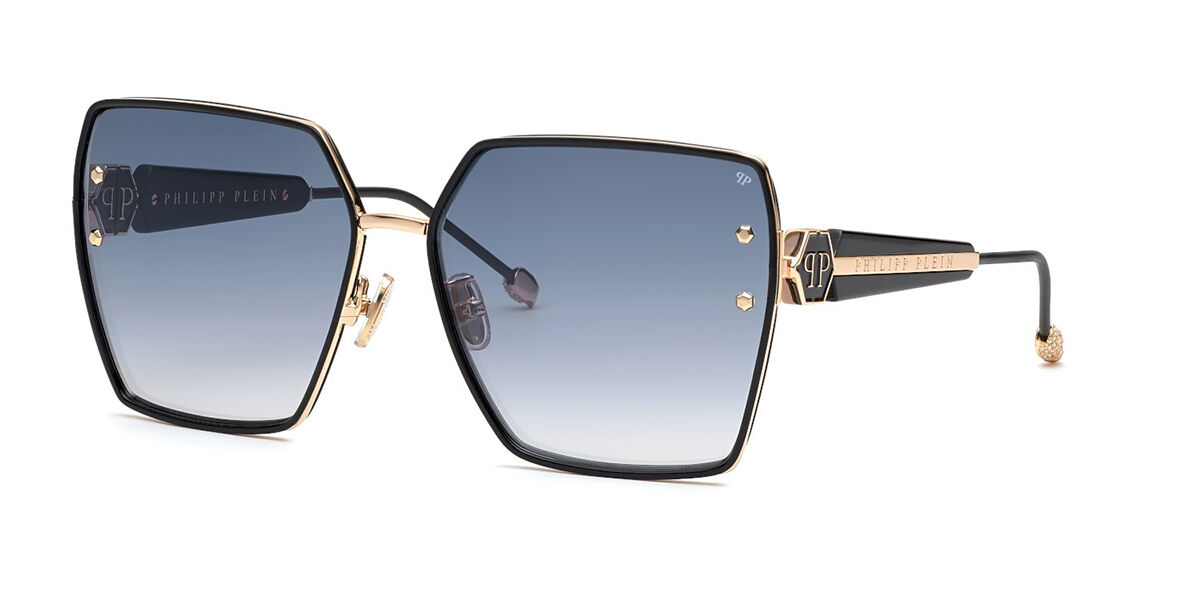 Image of Philipp Plein SPP122V 0300 64 Lunettes De Soleil Femme Dorées FR