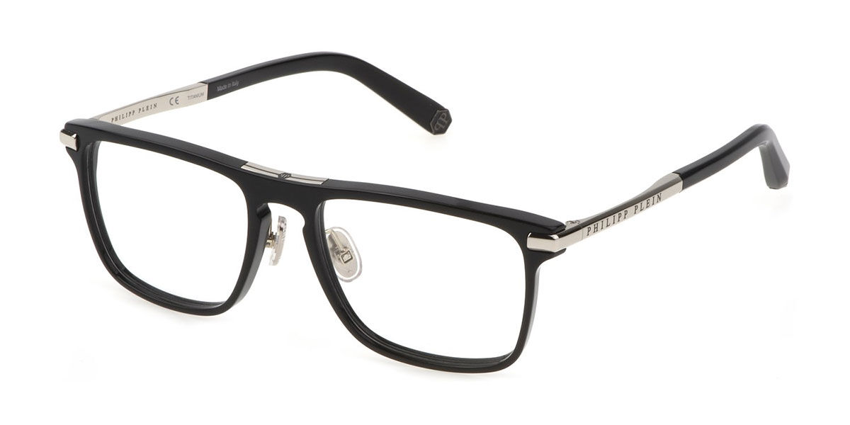 Image of Philipp Plein VPP019M 0700 53 Czarne Męskie Okulary Korekcyjne PL