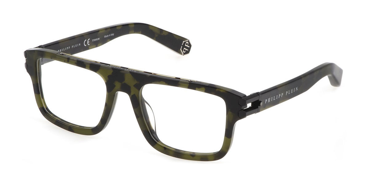 Image of Philipp Plein VPP021M 092I Óculos de Grau Tortoiseshell Masculino BRLPT