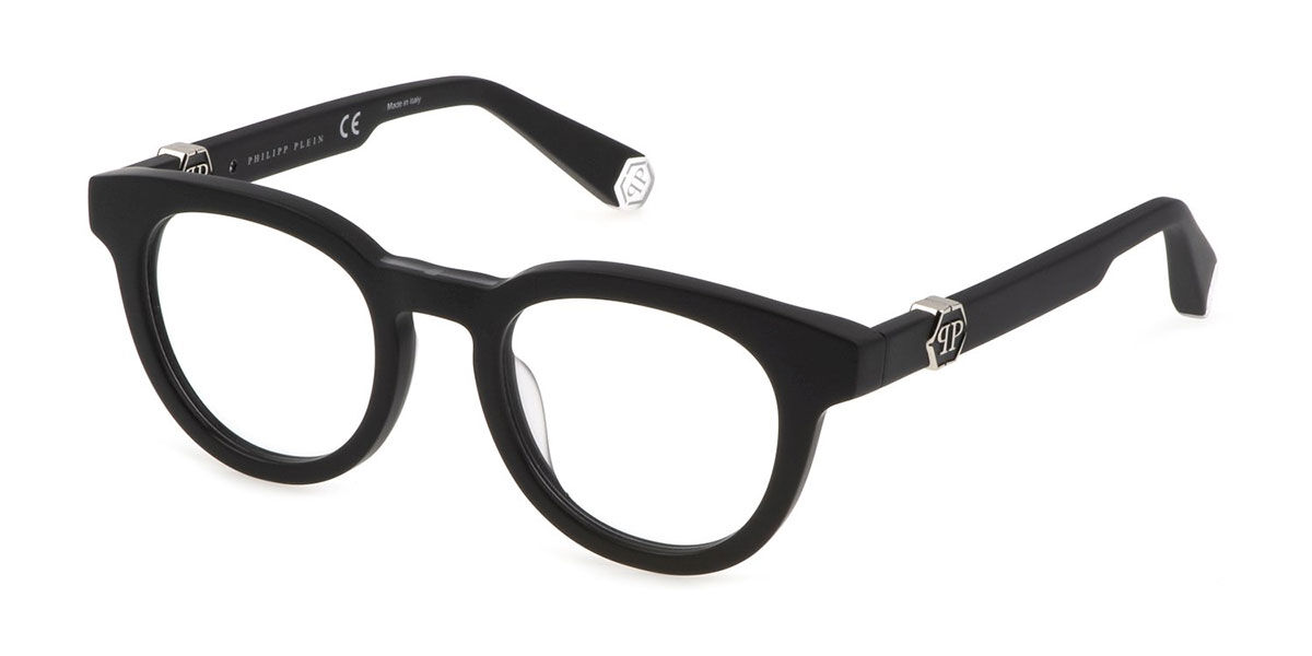 Image of Philipp Plein VPP024M 0703 49 Czarne Męskie Okulary Korekcyjne PL