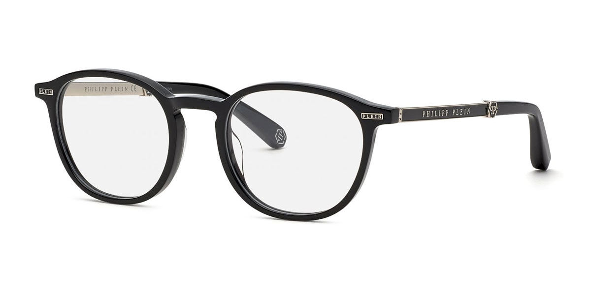 Image of Philipp Plein VPP057M 0700 51 Czarne Męskie Okulary Korekcyjne PL