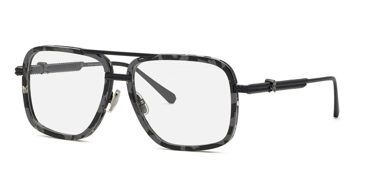 Image of Philipp Plein VPP063V 0599 Óculos de Grau Tortoiseshell Masculino BRLPT