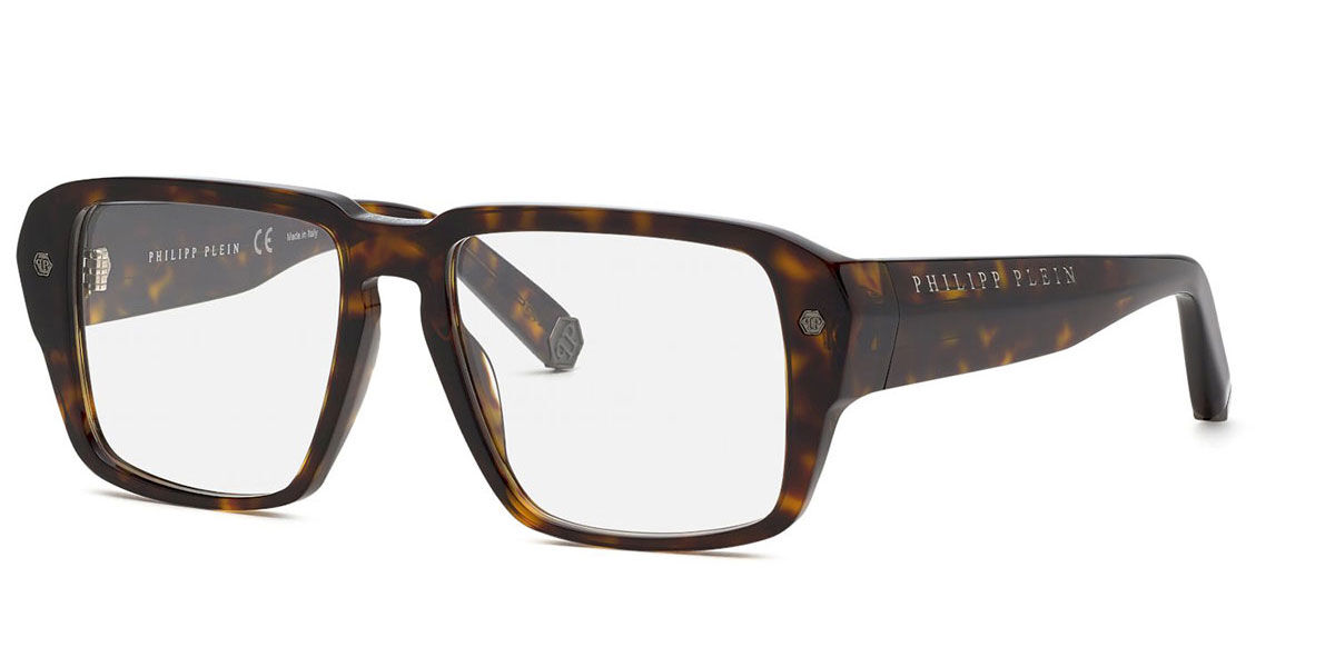 Image of Philipp Plein VPP081 0722 Óculos de Grau Tortoiseshell Masculino BRLPT