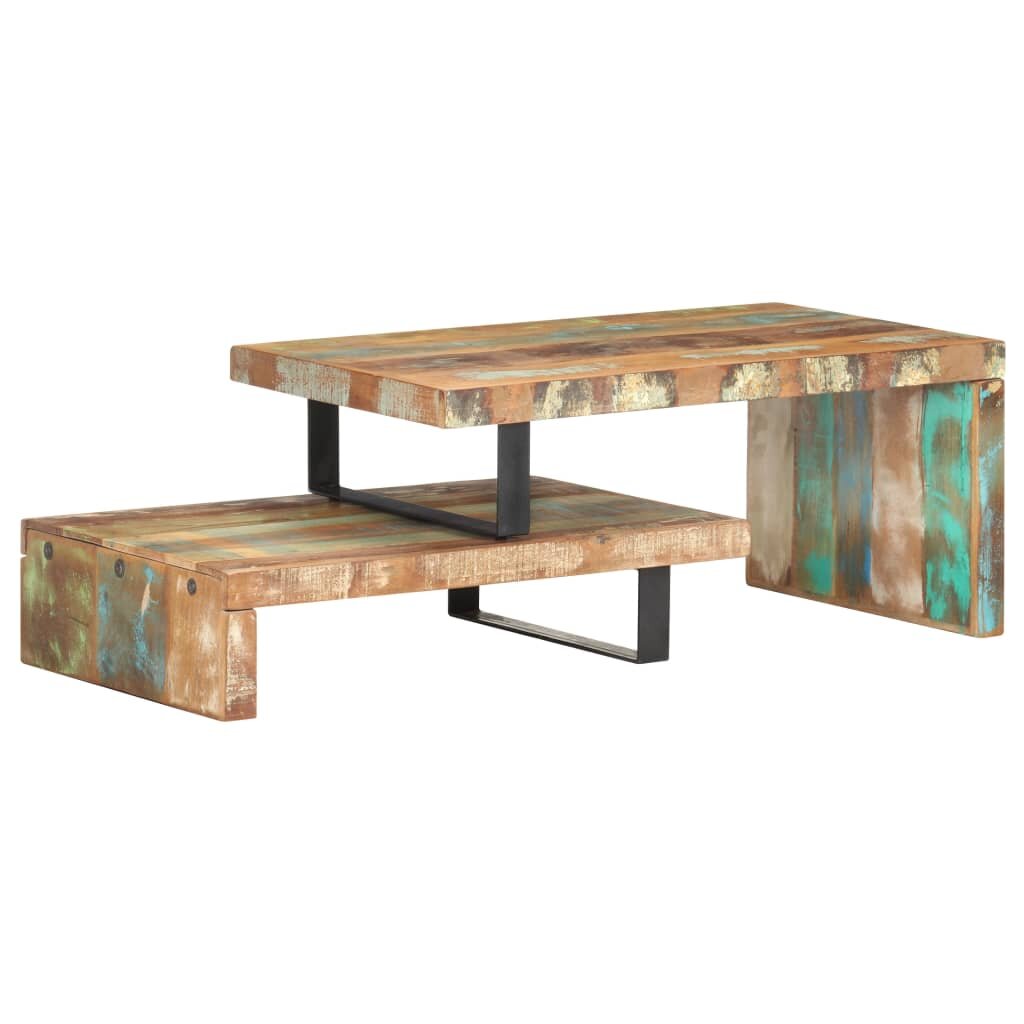 Image of Piece Coffee Table Set Solid Reclaimed Wood