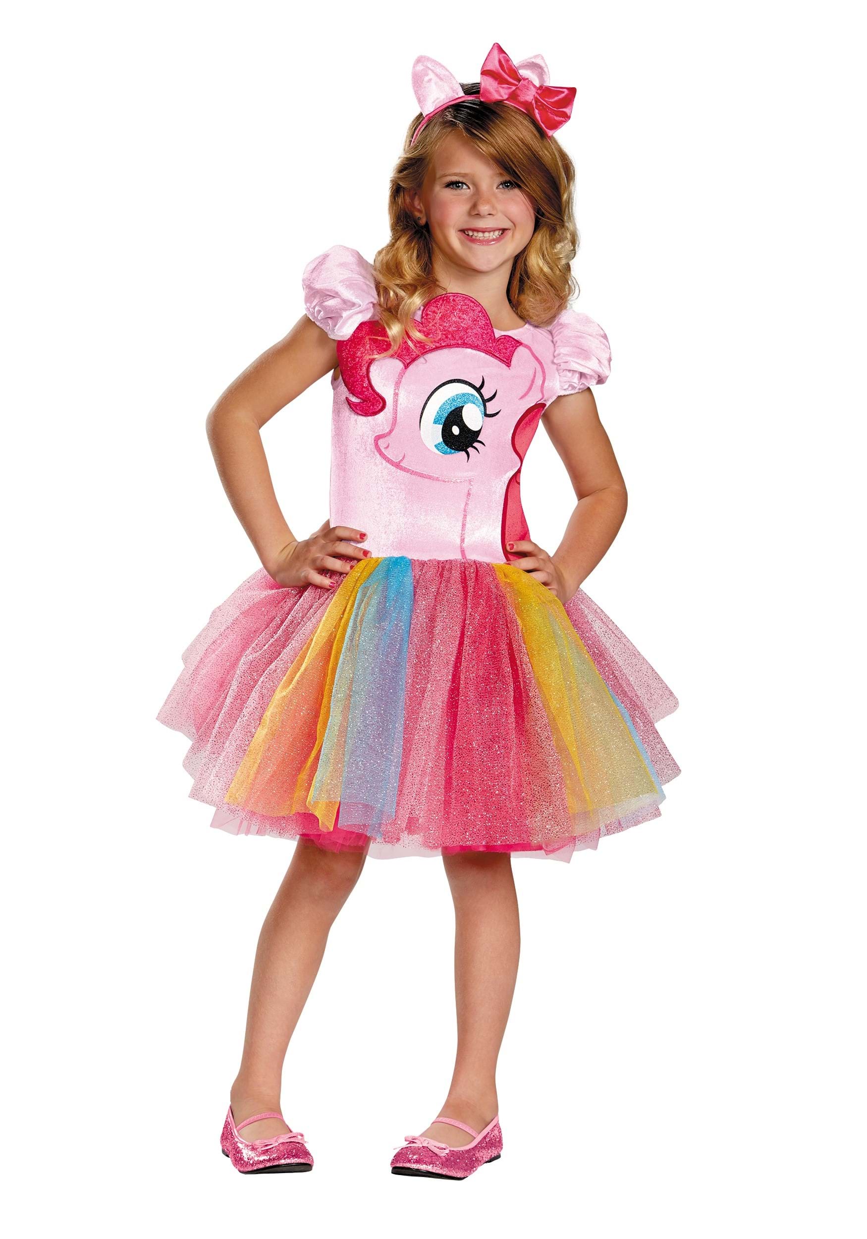 Image of Pinkie Pie Tutu Prestige Costume | My Little Pony Halloween ID DI72627-3T/4T