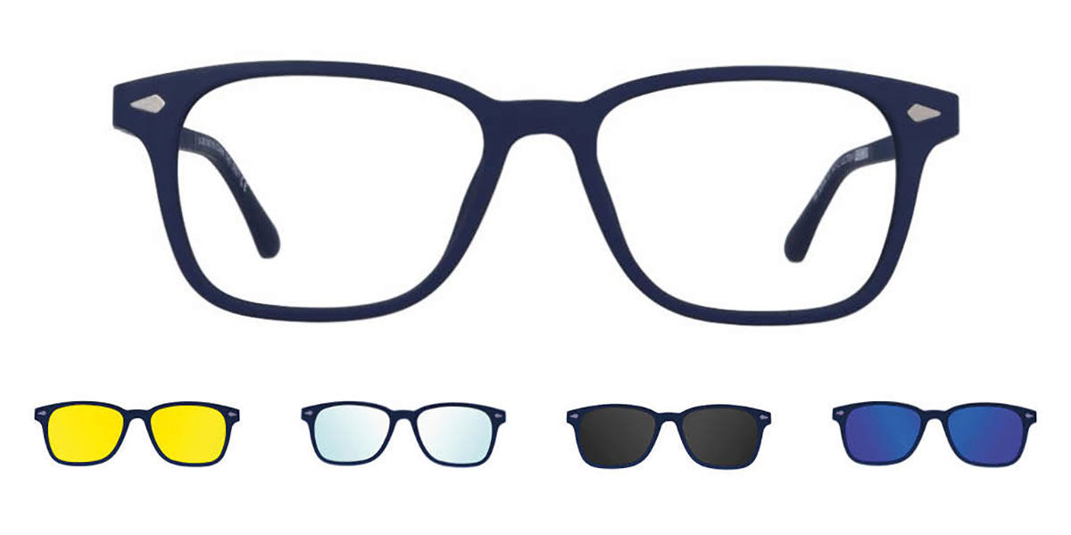Image of Plac Clip-On Plastikowy Niebieskie Okulary Korekcyjne Męskie - Okulary Blokujące Niebieskie Światło - SmartBuy Collection PL