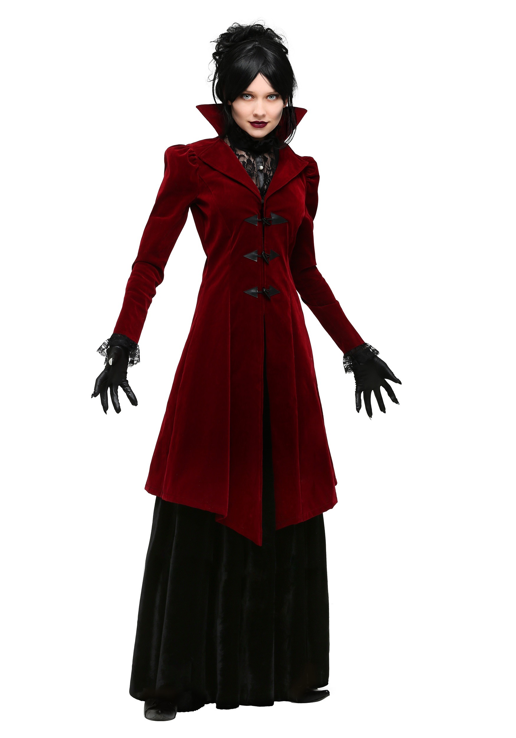 Image of Plus Size Delightfully Dreadful Vampiress Costume for Women ID FUN1616PL-5X