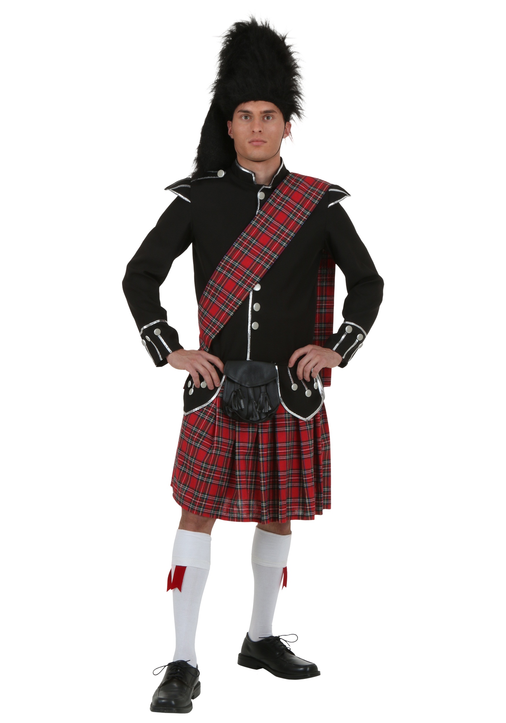 Image of Plus Size Scottish Costume for Men ID FUN6072PL-2X