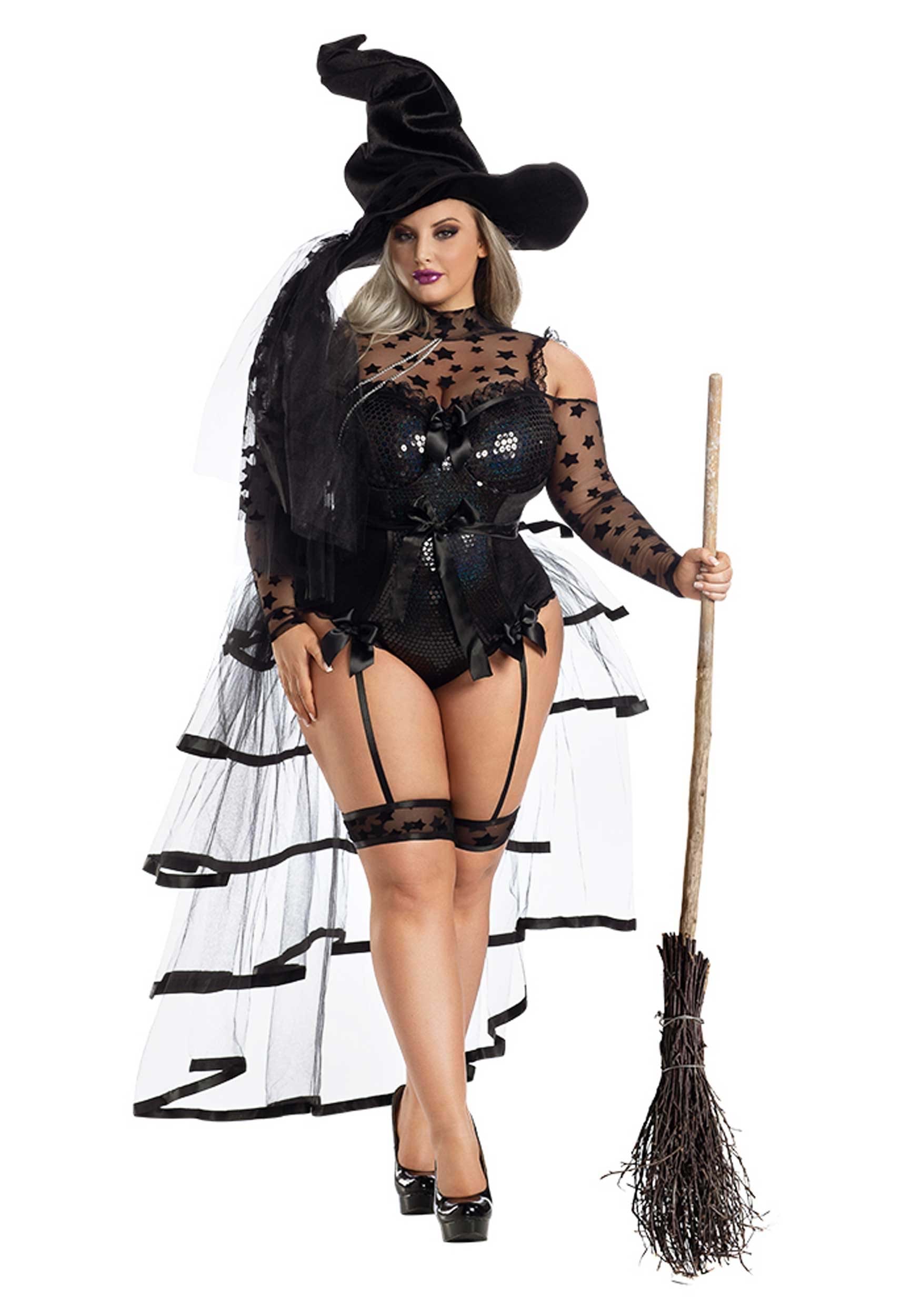 Image of Plus Size Starstruck Witch Women's Costume ID PKPK2124XL-3X