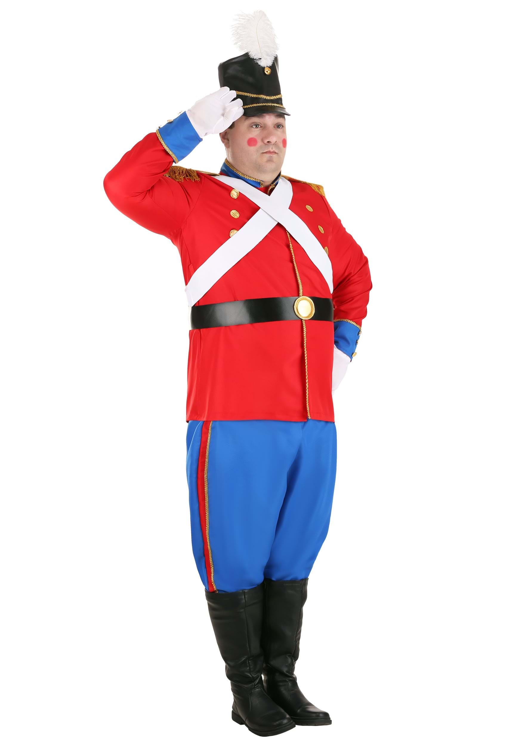 Image of Plus Size Toy Soldier Costume for Men ID FUN0589PL-3X