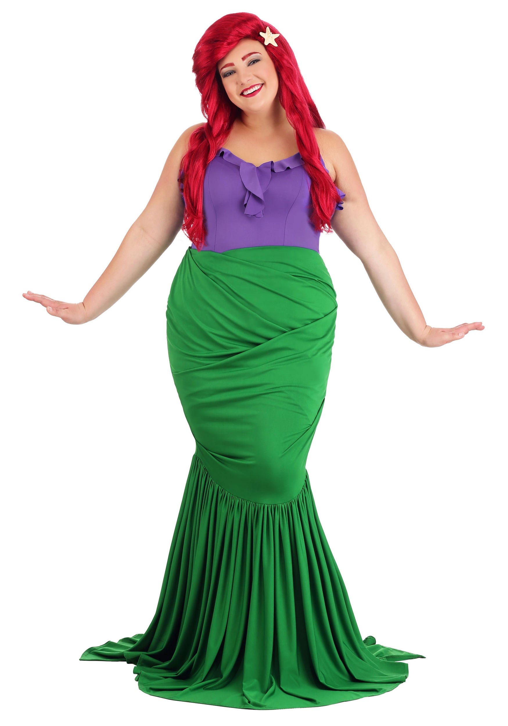 Image of Plus Size Under the Sea Women's Mermaid Costume ID FUN2228PL-1X