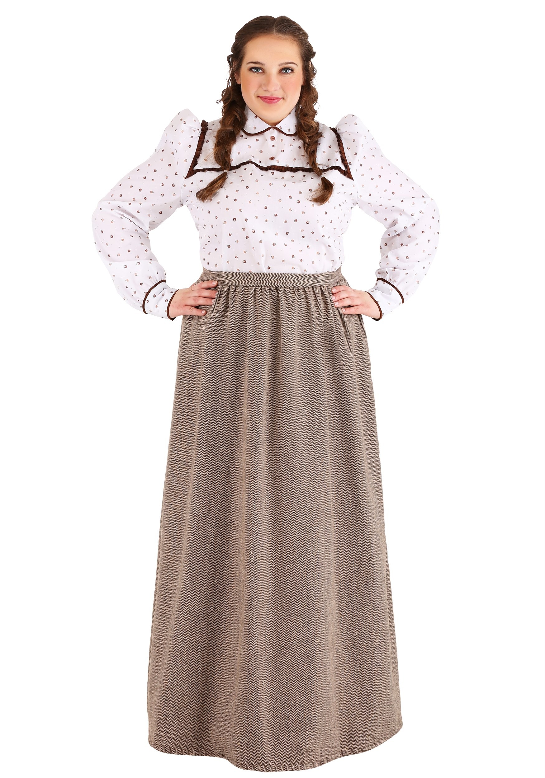 Image of Plus Size Westward Pioneer Women's Costume ID FUN1304PL-1X