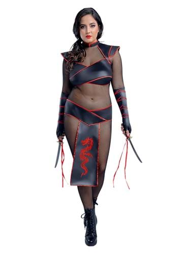 Image of Plus Size Women's Alluring Assassin Costume | Plus Size Costumes ID SLS7002X-5X