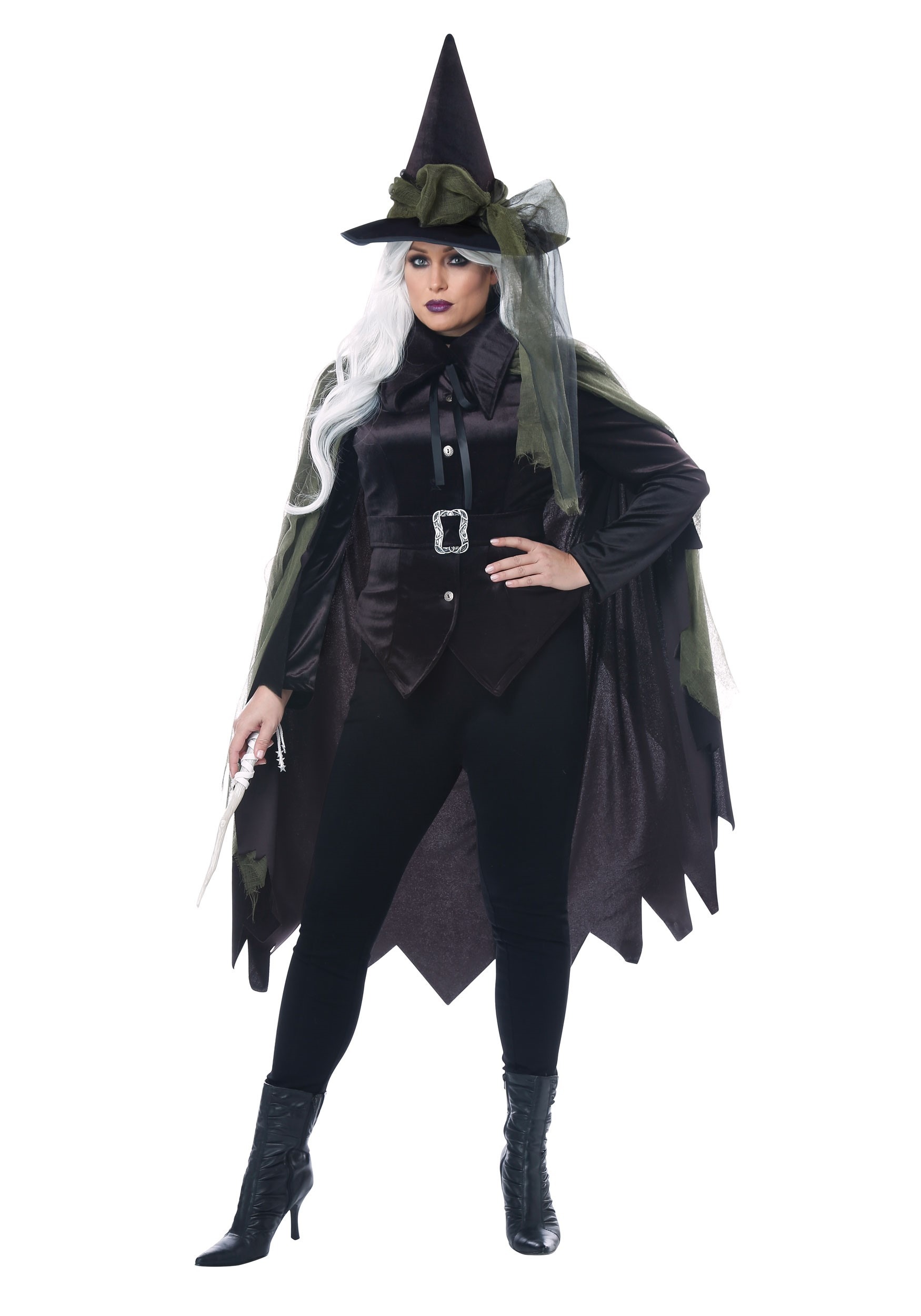 Image of Plus Size Women's Gothic Witch Costume ID CA01791PLUS-3X