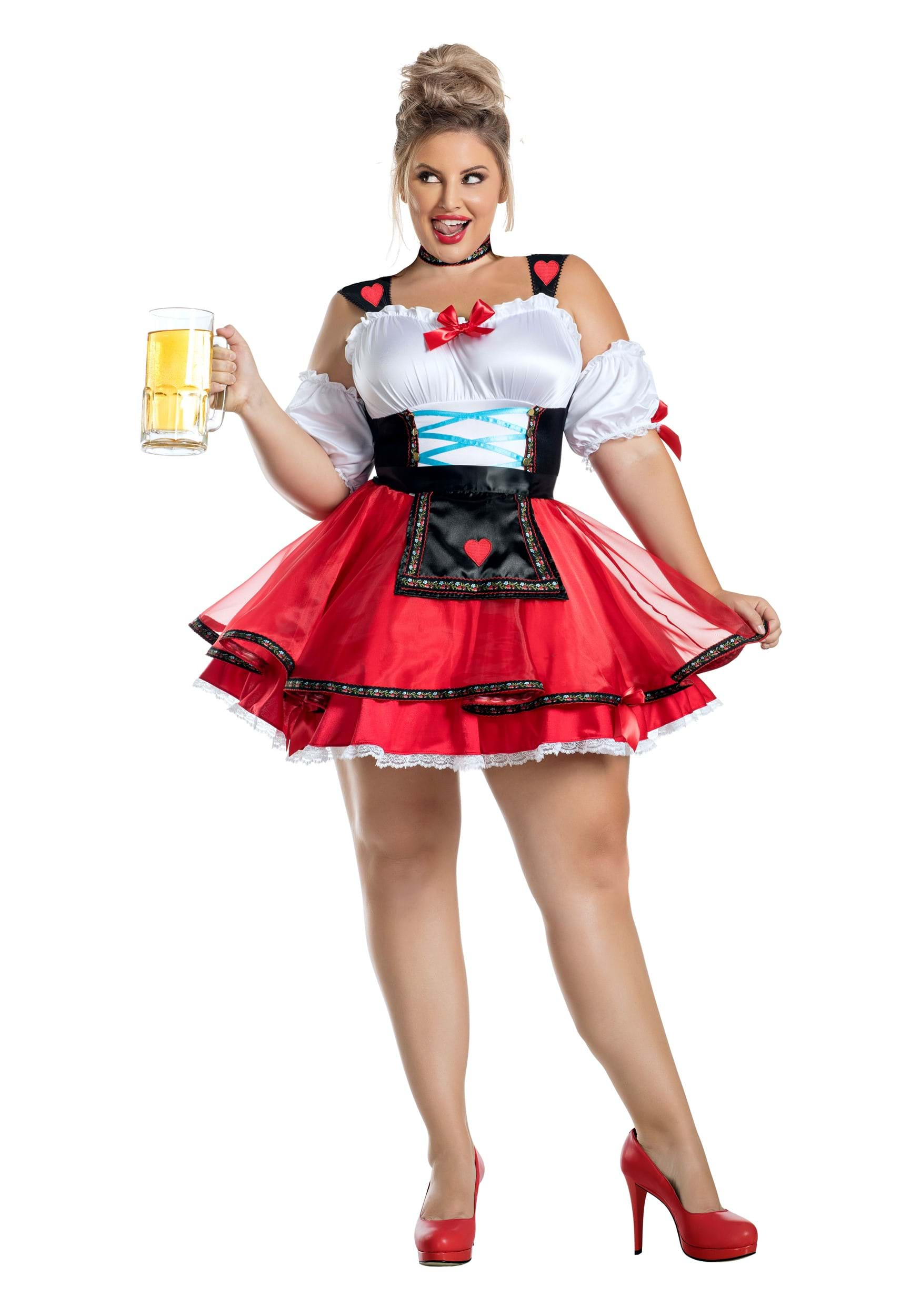 Image of Plus Size Women's Oktoberfest Hottie Costume ID PKPK1919XL-2X