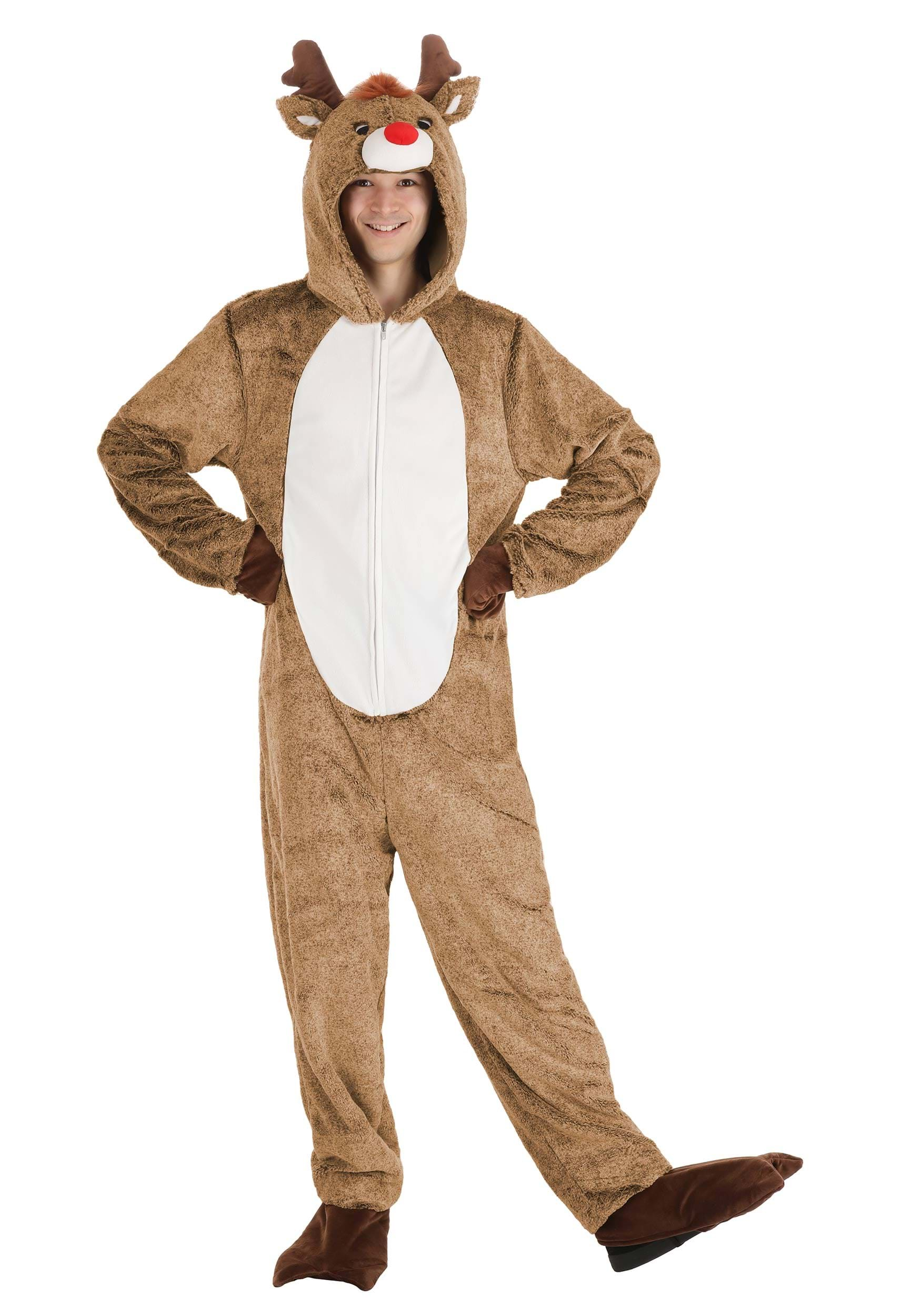 Image of Plush Reindeer Adult Costume ID FUN3845AD-L