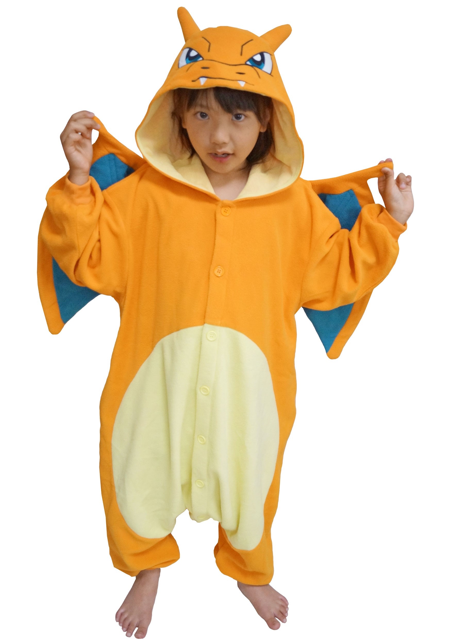 Image of Pokémon Charizard Kid's Kigurumi Costume ID SZSZCTPC036H-ST