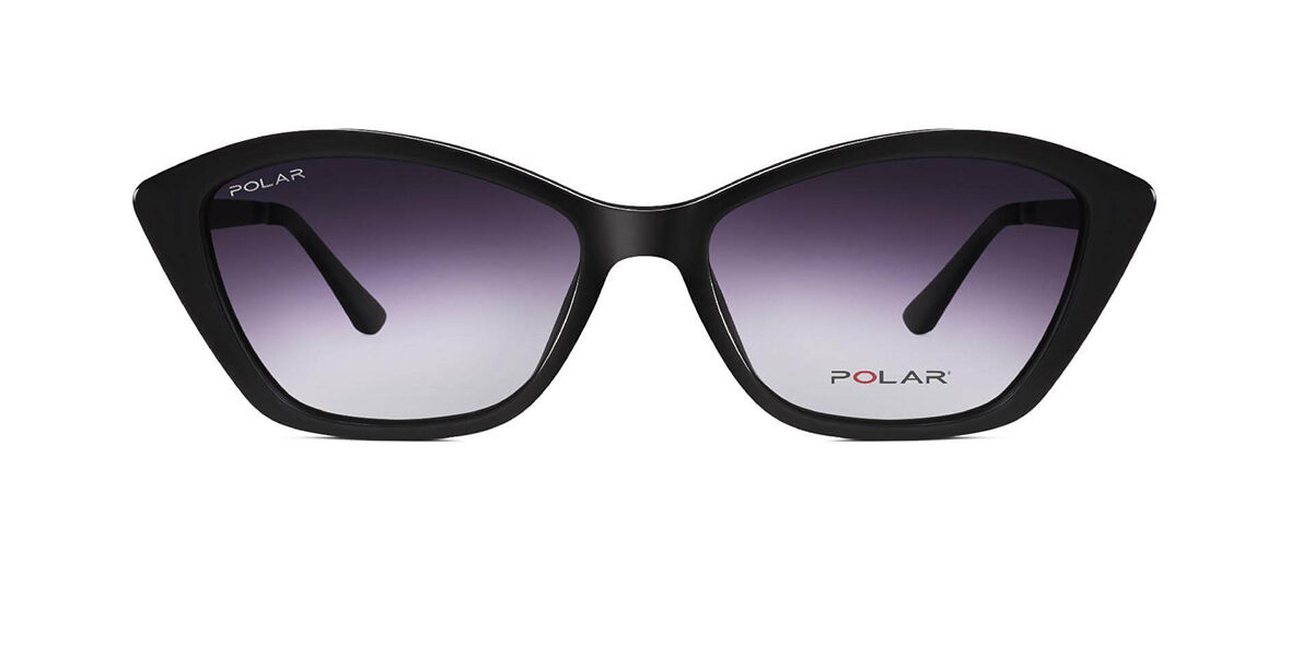 Image of Polar 504 With Clip-On para Criança Polarized 77 Óculos de Sol Pretos para Criança BRLPT