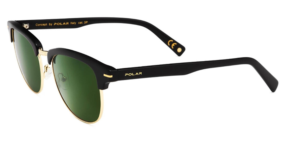 Image of Polar GOLD 119 78G Óculos de Sol Pretos Masculino PRT