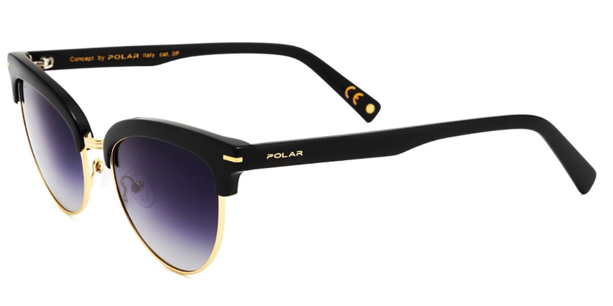 Image of Polar GOLD 121 78 54 Lunettes De Soleil Homme Noires FR