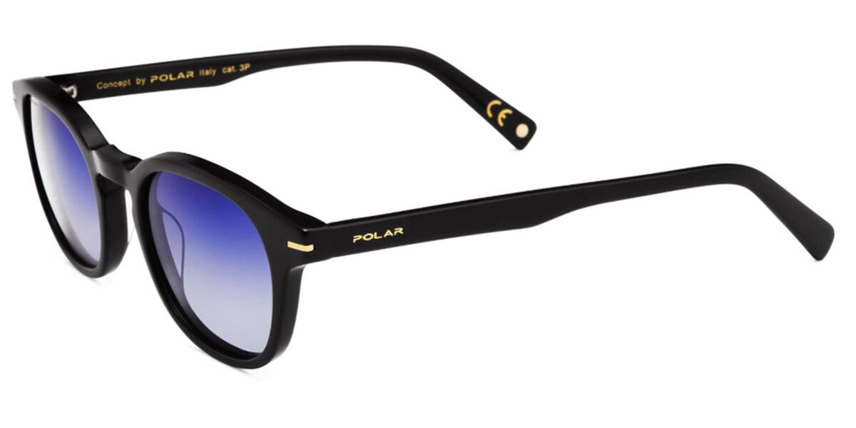 Image of Polar GOLD 123 77 49 Lunettes De Soleil Homme Noires FR