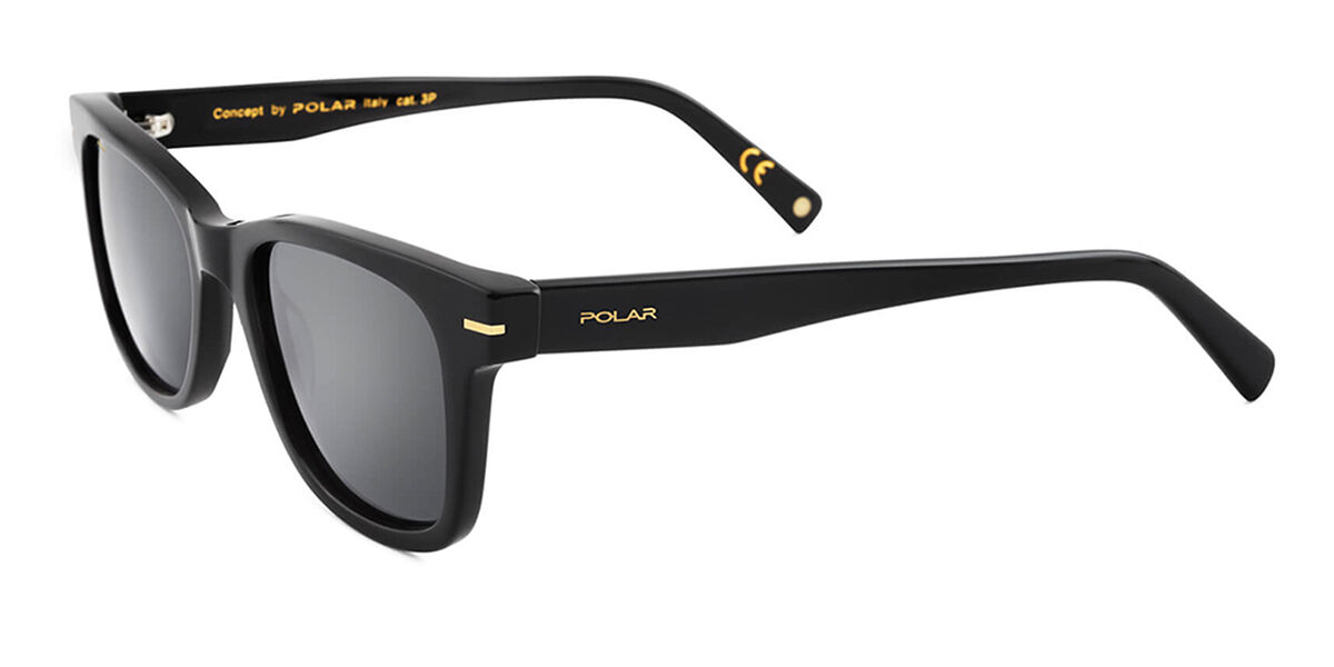 Image of Polar GOLD 154 Polarized 77 Óculos de Sol Pretos Masculino PRT